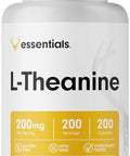 Bucked Up L-Theanine 200Mg Capsules Gluten- Non-Gmo Third-Party Tested Premium Theanine Amino Acid Supplement For Daily Support - 200 Servings (200 Capsules)