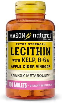 Mason Natural Lecithin Kelp/B6 100 Tabs
