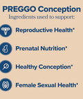 O Positiv Preggo Conception Support Capsules For Women - Obgyn-Formulated Pre Prenatal Vitamins With Clinically-Studied Ingredients - Coq10 N-Acetyl Cystein - Female Sexual Health 60 Ct (Pack Of 1)