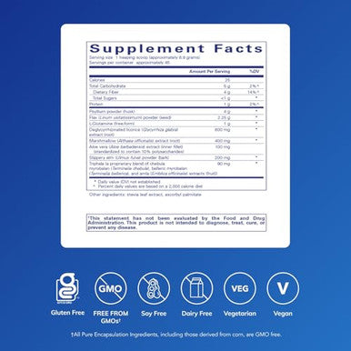 Pure Encapsulations G.I. Fortify - Supports Function Microflora Balance Cellular Health & Detoxification Of G.I. Tract - With Slippery Elm Bark 14.1 Oz