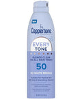 Coppertone Every Tone Sunscreen Spray Spf 50 Lightweight Blends In Clear Sunscreen For All Skin Tones Formulated With Nourishing Vitamin E 5 Oz Bottle