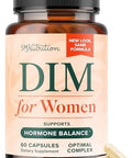 Smnutrition Dim Supplement For Women 250 Mg Estrogen & Hormone Balance Menopause Hot Flashes & Night Sweats Support Dim Complex Estrogen Supplement For Women With Bioperine Gluten 60 Ct