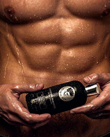 Avenue Man Hair Thickening Shampoo For Men - Detox & Repair With Pine Tar Biotin & Vitamins A/C/E - Lightweight Moisture & Strength Women & Men Shampoo With Biotin - 12 Fl Oz Fortifying Formula