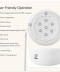 Splenpaw Portable & Mini Rechargeable White Noise Machine With 22 Soothing Sounds 3 Timer Options Memory Function For Baby Kids Adults Use For Travel Camping Home Nursery & Office