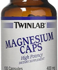 Twinlab Magnesium400 Mg - 100 Cap Pack Of 3