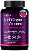 Etta Vita Primal Beef Organ Supplement For Women With Gotu Kola