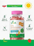 Carlyle Kids Multivitamin Gummies with Probiotics 60 Chewables Berry Flavor Vegetarian NonGMO Gluten Free Children's Supplement by Lil' Sprouts Packaging May Vary