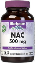 Bluebonnet Nac 500 Mg Vitamin Capsules 30 Count
