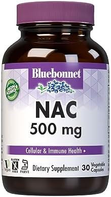 Bluebonnet Nac 500 Mg Vitamin Capsules 30 Count