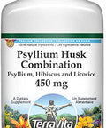 Terravita Psyllium Husk Combination - Psyllium, Hibiscus And Licorice - 450 Mg (100 Capsules, Zin: 512569)