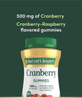 Nature'S Bounty Cranberry Gummies Urinary Tract Support 500 Mg Cran-Raspberry Flavor 150 Ct
