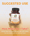 Maryruth's Organics Probiotic Turmeric + Extra Gi Support 60 Count