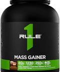 Rule 1 Proteins Rule1 Mass Gainer Highcalorie Weight Gain Formula With 1220+ Calories 250G+ Complex Carb Blend 40G Allwhey Protein Per Serving (8 Servings Chocolate Fudge)