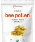 Micro Ingredients Organic Bee Pollen Granules 1 Lb Fresh Harvest Raw & Natural Superfood Rich In B Vitamins Minerals Protein & Antioxidants Keto Non-Gmo