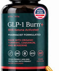 Etta Vita Ketosis & Glp-1 Supplement Weight Loss For Women And Men - Appetite Suppressant Fat Burner And Metabolic Health With Bhb Raspberry Ketones Apple Cider Vinegar Berberine Hcl (Made In Us/Lab Tested)