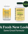 Greens First Omega3 Optimize Daily Supplement Ultrapure Potent Marine Oil For Heart Brain & Joint Health High Epa/Dha Immune Support 850Mg (120 Softgels)