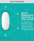 Qunol Magnesium Glycinate 300mg 100% Glycinate Chelated Magnesium Supplement 150ct Tablets