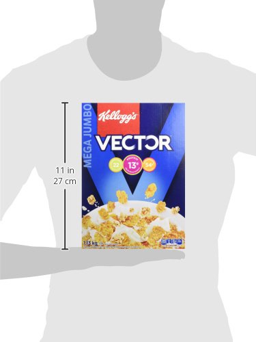 Kellogg Frosted Mini-Wheats Breakfast Cereal, High Fiber, 48g Whole Grain, Giant Size, 29.5 oz