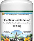 Terravita Plantain Combination - Plaintain, Marshmallow, Chamomile And More - 450 Mg (100 Capsules, Zin: 512583)