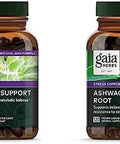 Gaia Herbs Ashwagandha Root Made With Organic Ashwagandha Root 120 Vegan Liquid Phytocapsules & Thyroid Support 120 Vegan Liquid Phyto