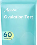 Areta 60 Ovulation Test Strips Kit: Accurate & Reliable For Women Fast & Convenient Fertility Tracking High Accuracy Ovulation Test Kit