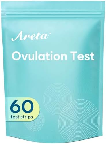 Areta Ovulation Test Strips Kit: 30 Tests Accurate & Reliable For Women Fast & Convenient Fertility Tracking High Accuracy Ovulation Test Kit