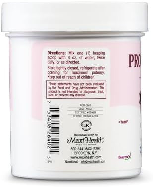 Maxi Health Kiddiemax Probiotic 5M Acidophilus Healthy Digestive Flora 2 Ounce Powder Kosher