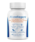 Zivere Zi-Collagen Marine Collagen Capsules For Skin Hair & Nails Support With Phytoceramides Hyaluronic Acid Biotin & Vitamins A C D3 E 60 Capsules