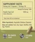 Herbamama Sage And Ashwagandha Kit - Bundle Of 1000 Mg Sage Leaf Capsules & Ashwagandha Root Tincture 2 Fl Oz - Vegan Non-Gmo Sugar & Alcohol- - 2 Pack
