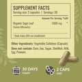 Herbamama Sage And Turmeric Kit - Bundle Of 1000 Mg Sage Leaf & Turmeric Curcumin Capsules - Vegan Non-Gmo Gelatin- - 2 Pack