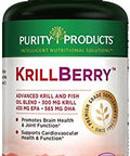 Krill Omega3 Super Formula Berries KrillBerry from Purity Products 60 soft gels