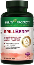 Krill Omega3 Super Formula Berries KrillBerry from Purity Products 60 soft gels