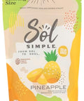 Sol Simple Dried Pineapple, 6 Ounce