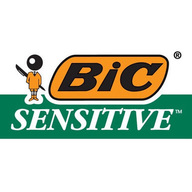 Bic ) Bic Single Blade Sensitive Skin Shavers - 12 In Pack [Total 24] Pack Of 2