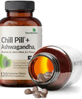 Futurebiotics Chill Pill + Ashwagandha Rhodiola St. John'S Wort & Ltheanine Nongmo 120 Vegetarian Tablets