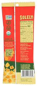 SOLELY Organic Dried Mango Pieces, 1 oz, 10 Pouches Ã¢â‚¬â€œ Real Fresh Fruit, Portable On-the-Go Snack, Vegan, Non-GMO, No Sugar Added, Not From Concentrate, Shelf-Stable, Healthy Snack for Kids & Adults