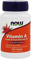 Vitamin A 25000 Iu 100 Sgels By Now Foods (Pack Of 2)