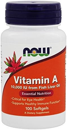 Vitamin A 25000 Iu 100 Sgels By Now Foods (Pack Of 2)