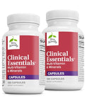 Terry Naturally Clinical Essentials Supplement to Aid Bone Cardiovascular and Immune Health Supplement with Chelated Minerals Supplement with BVitamins and Vitamin C 120 Capsules (Pack of 2)