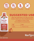 Maryruth's Organics Hair Growth Vitamins Sugar & Gluten Liquid Hair 05 Fl Oz