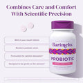 Barimelts Probiotic, 5 Billion Cfu, 60 Fast-Dissolving Tablets (2-Month Supply), Sugar- Probiotics For Women, Support Gut Health After Bariatric Surgery, Natural Cherry Flavor