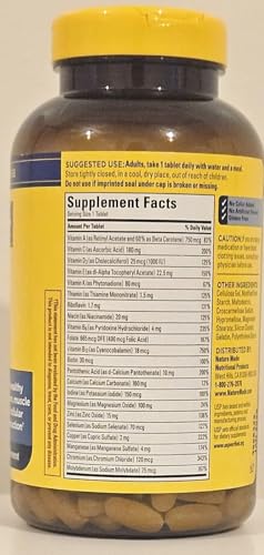 Nature Made Multi For Him 300 Ct Tablets Bonus 2 Sugar-Free White Peach Hydration Sticks