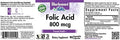 Bluebonnet Nutrition Folic Acid 800Mcg Healthy Neurological Development Soy Dairy & Gluten Nongmo Kosher Vegan Vegetable Capsules 180 Count
