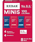 RXBAR Minis Protein Bars, Protein Snack Bars, Variety Pack, 7.3oz Box (8 Bars)