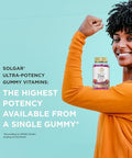 Solgar Zinc Gummies Adult Vitamin With 25Mg Ultra Potency Zinc Citrate For Immune Support Mixed Fruit Flavor Vegan Kosher and Gluten Gummy Supplements For Women and Men 2G Sugar 60 Servings