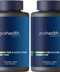 Prohealth Pure Glycine 1000 Mg 120 Capsules + Pure Nacetyl Cysteine (Nac) 600 Mg 120 Capsules Pack
