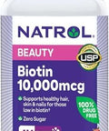 Natrol Biotin Beauty 10 000 Mcg 250 Fast Dissolve Tablets