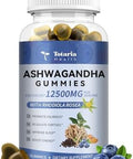 Totaria Sugar Ashwagandha Filled Gummies W/Vitamin D3, Magnesium Glycinate, Rhodiola, Ultra Strength Ashwa Root Supplements For Women & Wen, For Relaxation, Energy, Cortisol Gummies
