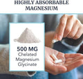 Vitamin D3 K2 and Magnesium Glycinate Supplement Bone Heart and Muscle Support with 5000 IU D3 K2 MK7 and 500mg Magnesium High Absorption Immune and Nerve Support 60 Servings Each