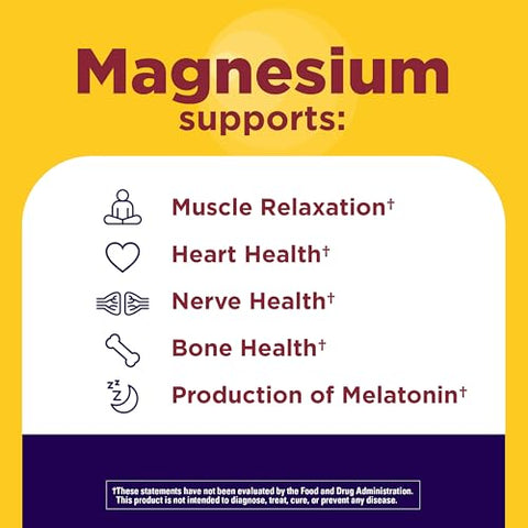 Nature Made Magnesium Ashwagandha Capsules Stress Relief And Sleep Support Magnesium 300 Mg And Ashwagandha Supplements 60 Capsules 30 Day Supply